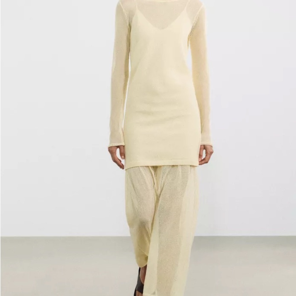 NWT - Zara Double layer knit dress